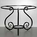 decorative glass top table